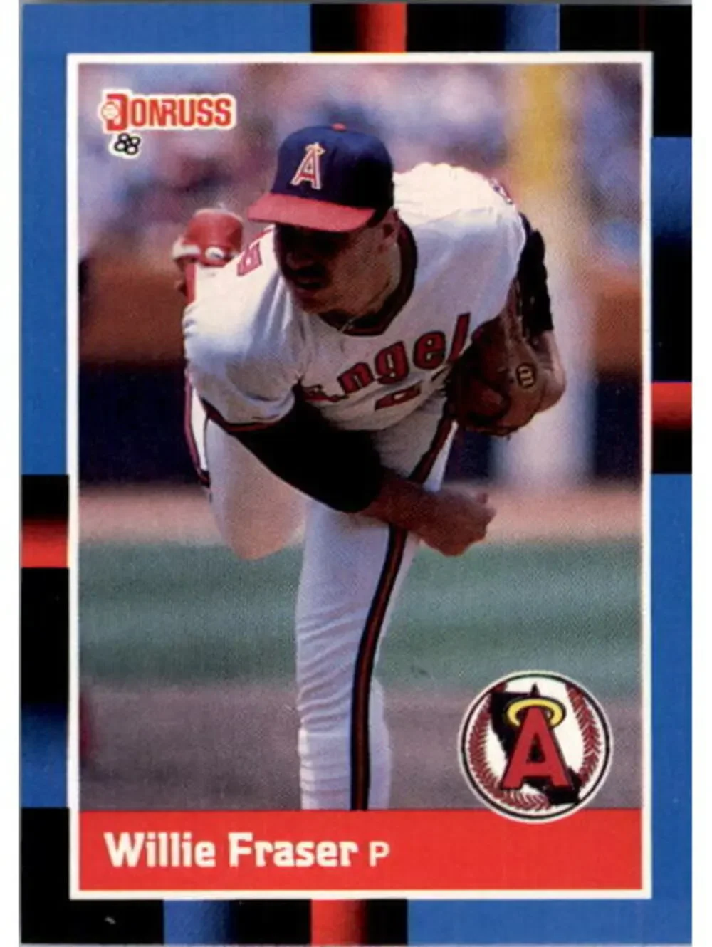 1988 Willie Fraser Donruss Baseball Card #135